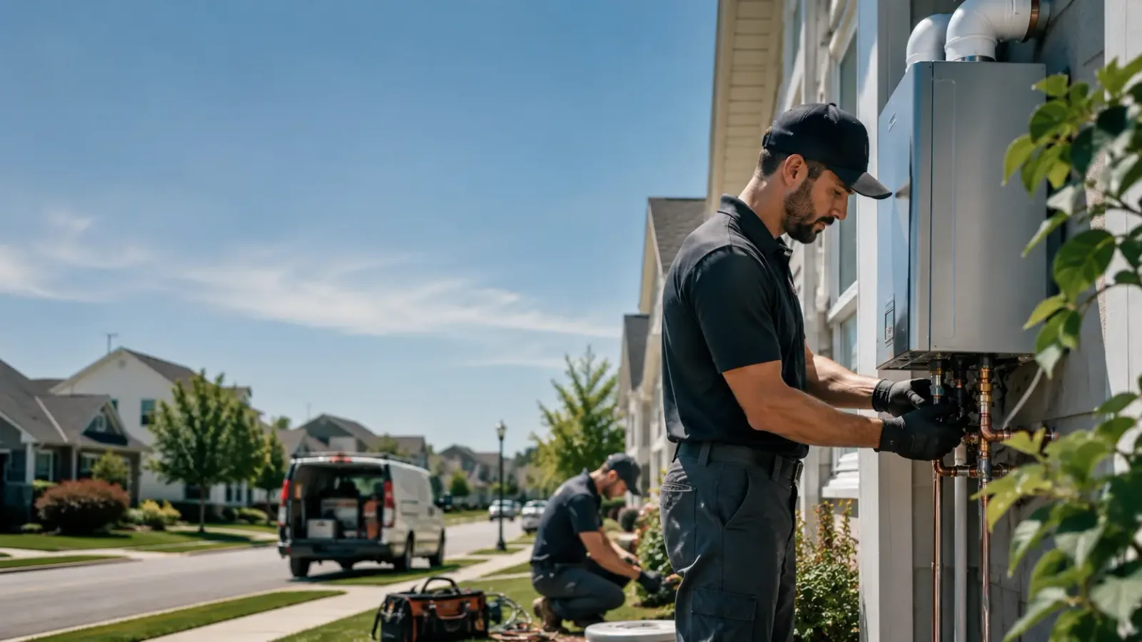 Tankless Water Heater Installation in Shock, WV